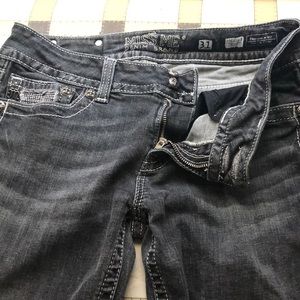 Black womens miss me jeans